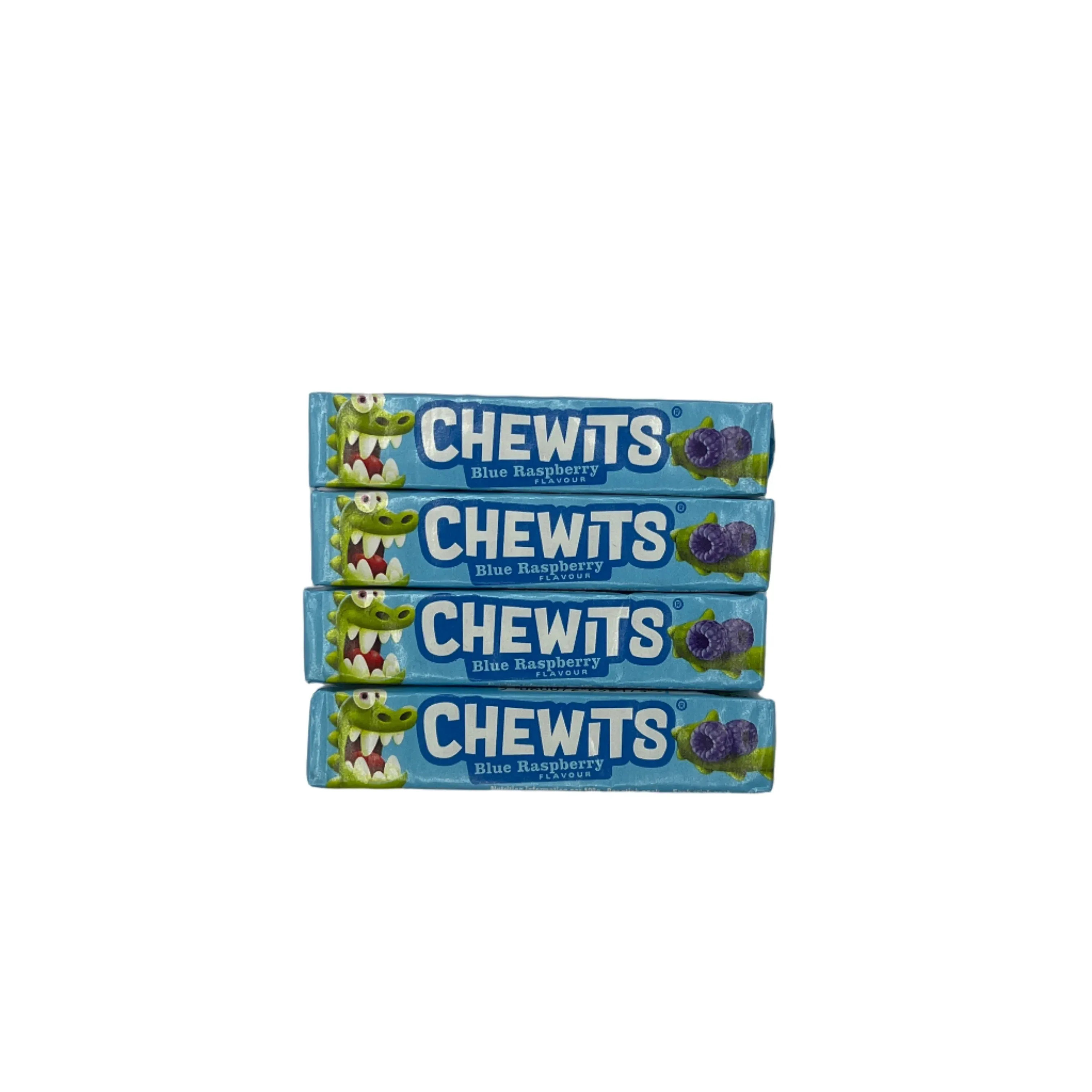 Chewits Chews Blue Raspberry Flavour Stick Pack 30g Vegetarian Halal Gelatine Free Candy Sweet Snacks - Image 3