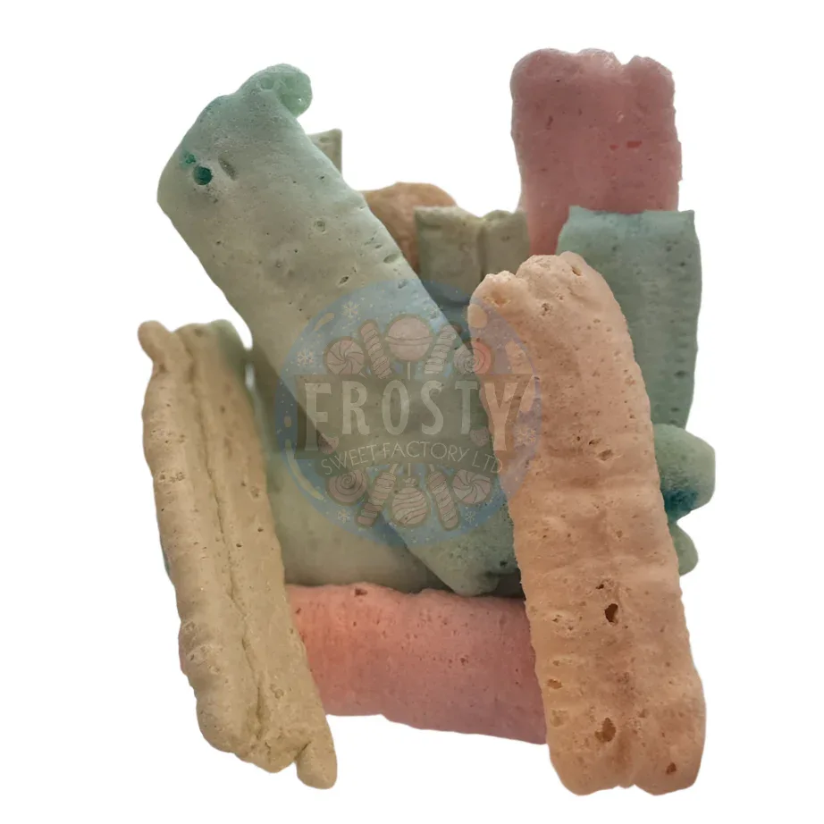Freeze Dried Chew Bars Sherbet Shock Sour Fizz Sour Logs Halal Vegetarian Vegan Mixed Sour Sweets Candy - Image 3