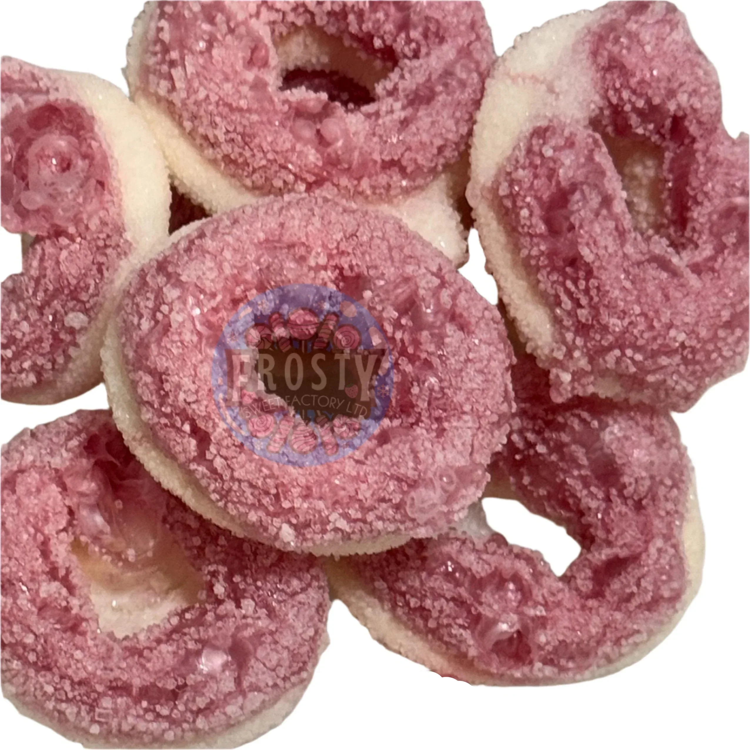 Freeze Dried Sweets Donut Rings Halal Candy Snacks Watermelon - Image 5